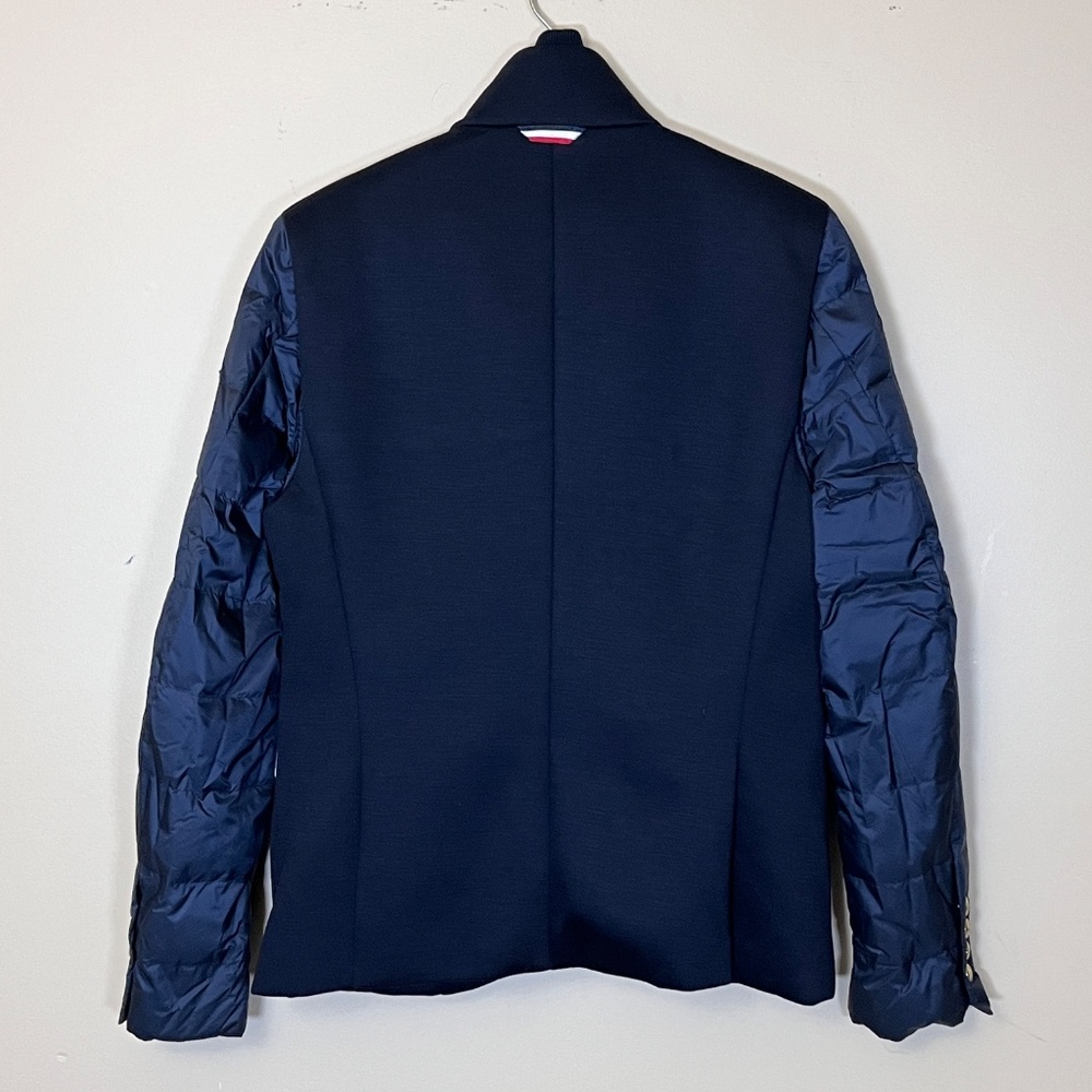 Moncler Gamme Bleu Down Wool Classe 1 Full Zip Jacket - Men's Size 0 - Dark Blue - Picture 5 of 16
